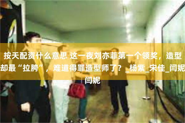按天配资什么意思 这一夜刘亦菲第一个领奖，造型却最“拉胯”，难道得罪造型师了？_杨紫_宋佳_闫妮